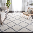 Safavieh Parma 8' x 10' Shag Rug in Cream and Gray