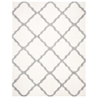 Safavieh Parma 8' x 10' Shag Rug in Cream and Gray