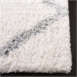 Safavieh Parma 8' x 10' Shag Rug in Cream and Gray