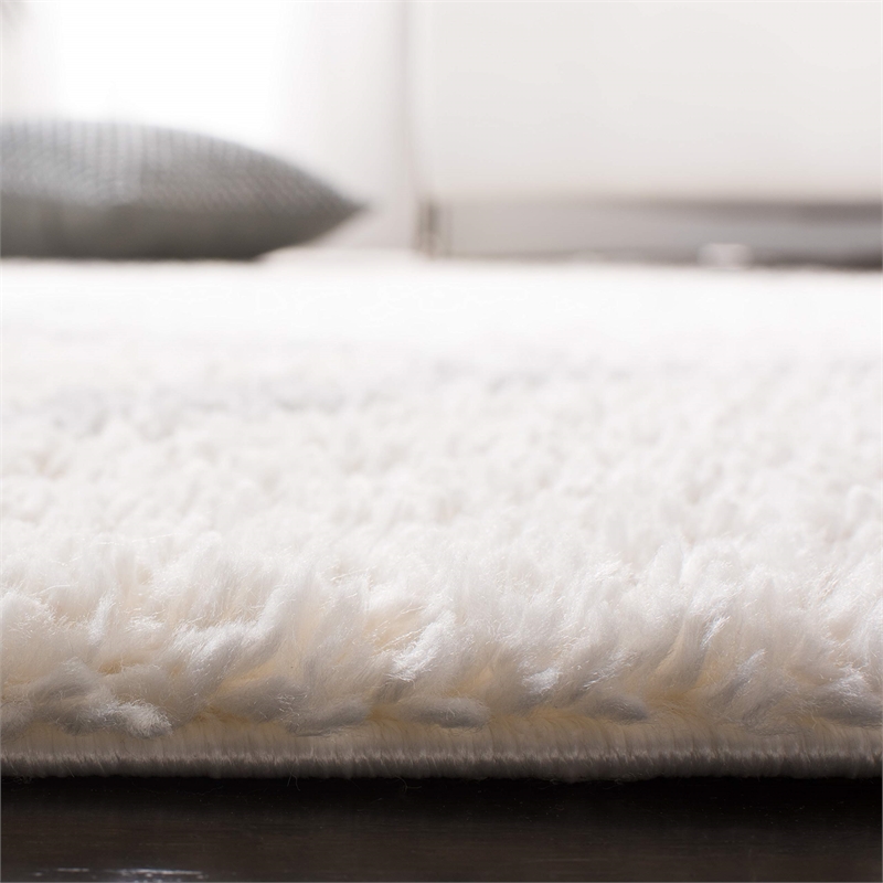 Safavieh Parma 8' x 10' Shag Rug in Cream and Gray