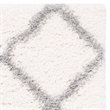 Safavieh Parma 8' x 10' Shag Rug in Cream and Gray