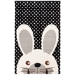 Safavieh 5' x 8' Hand Tufted Wool Rug in Black and Ivory
