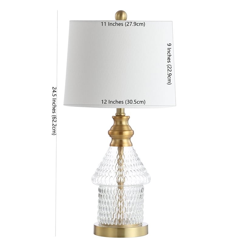 Safavieh Camden Glass Table Lamp in Gold