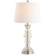 Safavieh Jaiden Glass Table Lamp in Silver and Ivory