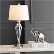 Safavieh Trent Glass Table Lamp in Silver