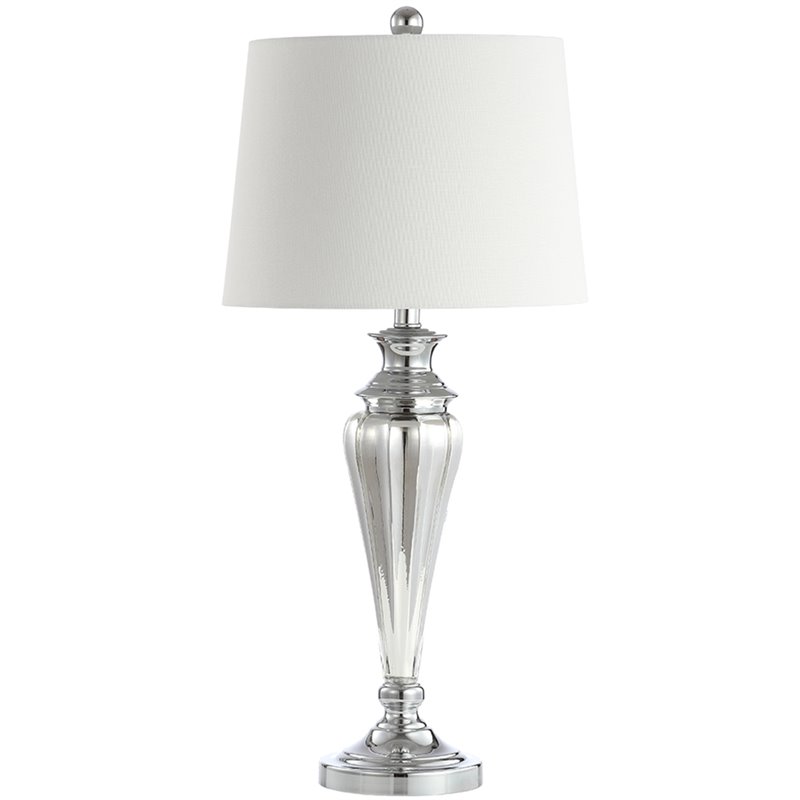 Safavieh Trent Glass Table Lamp in Silver