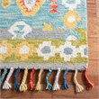 Safavieh Aspen 4' x 6' Hand Tufted Wool Rug in Gray and Red