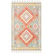 Safavieh Aspen 4' x 6' Hand Tufted Wool Rug in Gray and Red