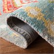 Safavieh Aspen 5' x 8' Hand Tufted Wool Rug in Gray and Red