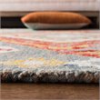 Safavieh Aspen 5' x 8' Hand Tufted Wool Rug in Gray and Red