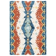 Safavieh Aspen 3' x 5' Hand Tufted Wool Rug in Ivory and Blue