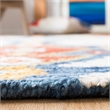 Safavieh Aspen 7' Square Hand Tufted Wool Rug in Ivory and Blue