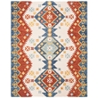 Safavieh Aspen 8' x 10' Hand Tufted Wool Rug in Ivory and Blue