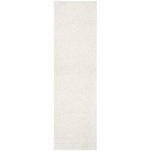 Safavieh August 2'3&quot x 8' Shag Runner Rug in Ivory