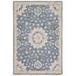 Safavieh Blossom 4' x 6' Hand Tufted Wool Rug in Navy