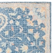 Safavieh Blossom 6' Square Hand Tufted Wool Rug in Navy