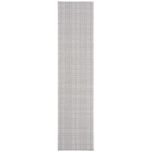 Safavieh Bermuda 2' x 8' Runner Rug in Ivory and Light Gray