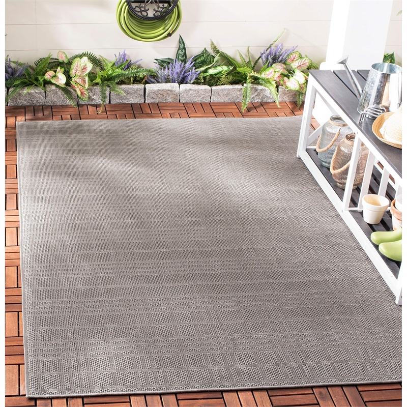 Safavieh Bermuda 8' x 10' Rug in Ivory and Light Gray