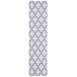 Safavieh Bermuda 2' x 8' Runner Rug in Ivory and Gray