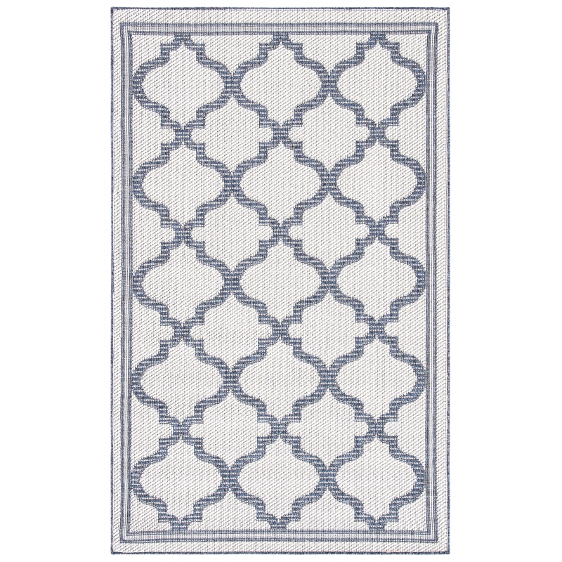 Safavieh Bermuda 4' x 6' Rug in Ivory and Charcoal