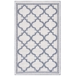 Safavieh Bermuda 4' x 6' Rug in Ivory and Charcoal
