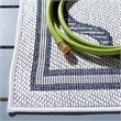 Safavieh Bermuda 9' x 12' Rug in Ivory and Charcoal