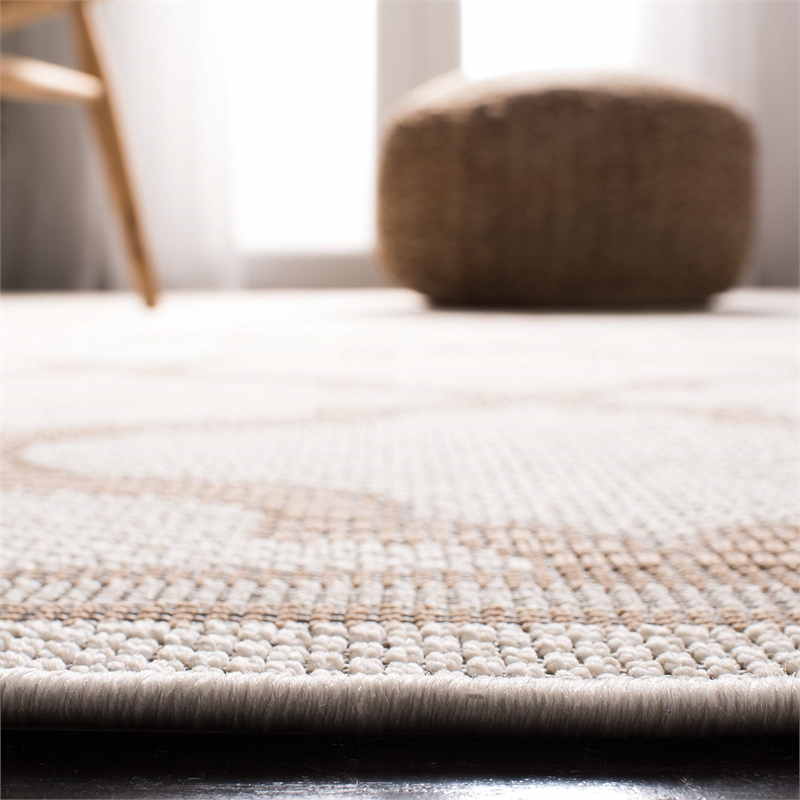 Safavieh Bermuda 9' x 12' Rug in Ivory and Beige