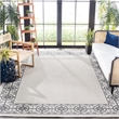 Safavieh Bermuda 8' x 10' Rug in Ivory and Charcoal