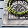 Safavieh Bermuda 8' x 10' Rug in Ivory and Charcoal