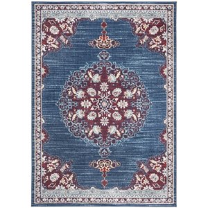 Safavieh Brentwood 6' x 9' Rug in Navy and Burgundy