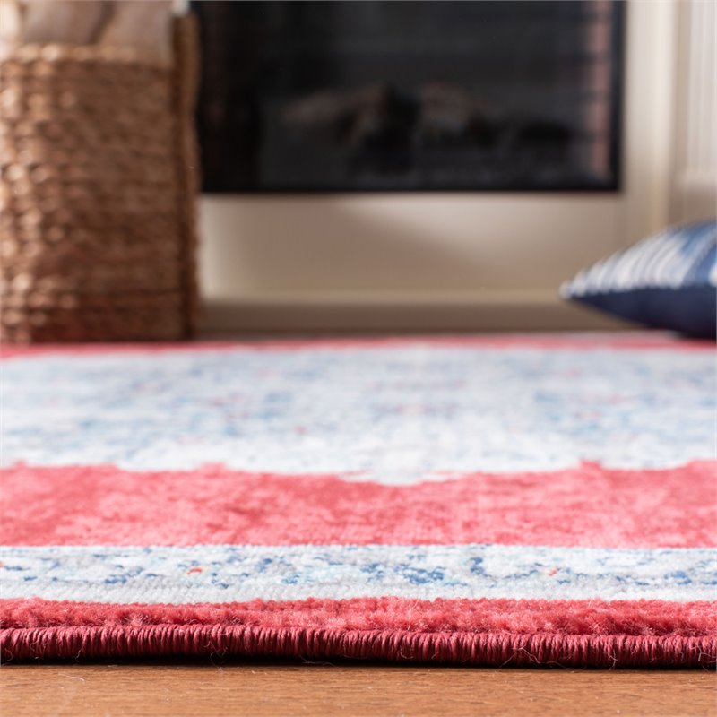 Safavieh Brentwood 3' x 5' Rug in Red and Ivory