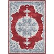 Safavieh Brentwood 3' x 5' Rug in Red and Ivory