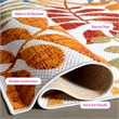 Safavieh Cabana 9' x 12' Rug in Creme and Red