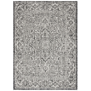 Safavieh Courtyard 4' x 5'7&quot Rug in Slate Gray