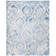 Safavieh Dip Dye 8' x 10' Hand Tufted Wool Rug in Blue and Ivory