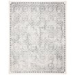 Safavieh Dip Dye 8' x 10' Hand Tufted Wool Rug in Silver and Ivory