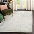 Safavieh Dip Dye 3' x 5' Hand Tufted Wool Rug in Green and Ivory