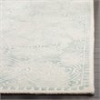 Safavieh Dip Dye 4' x 6' Hand Tufted Wool Rug in Green and Ivory