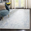Safavieh Dip Dye 4' x 6' Hand Tufted Wool Rug in Blue and Ivory