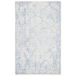 Safavieh Dip Dye 4' x 6' Hand Tufted Wool Rug in Blue and Ivory