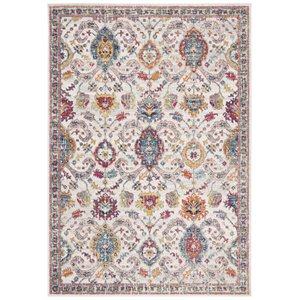 Safavieh Evoke 4' x 6' Rug in Cream and Orange