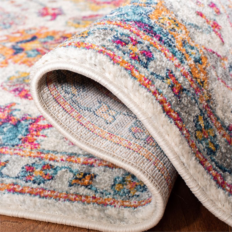 Safavieh Evoke 8' x 10' Rug in Cream and Orange