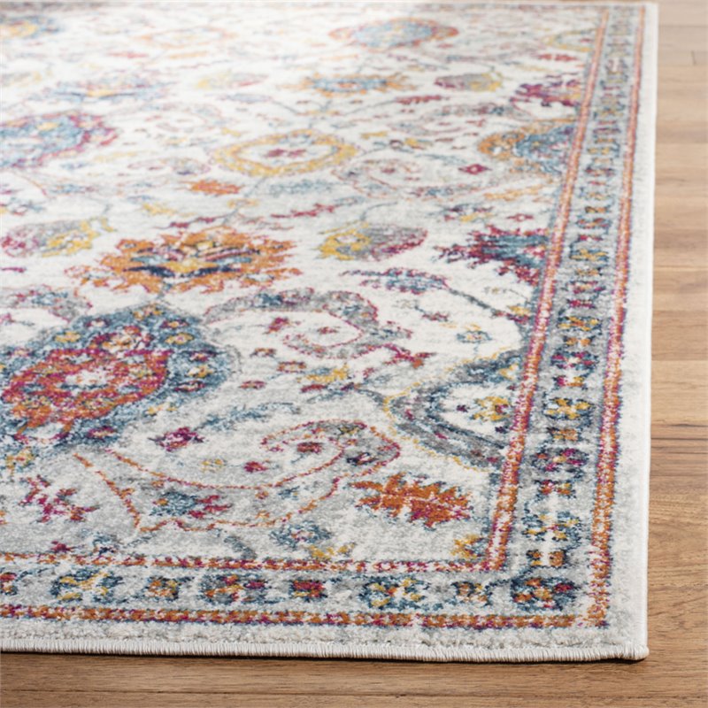 Safavieh Evoke 9' x 12' Rug in Cream and Orange