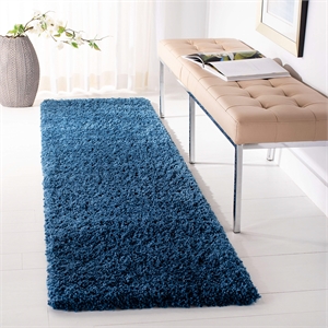 Safavieh Fontana 2'3&quot x 8' Shag Runner Rug in Blue