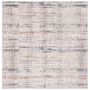 Safavieh Invista 6'7&quot Square Rug in Cream and Gray