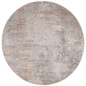 Safavieh Invista 6'7&quot Round Rug in Beige and Cream
