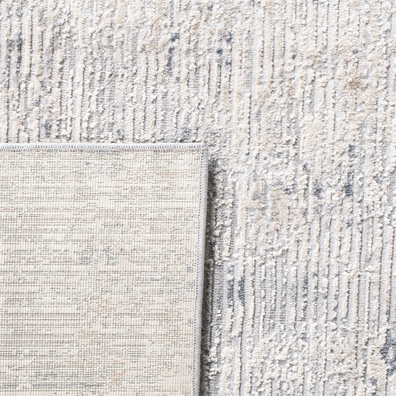 Safavieh Invista 2' x 8' Runner Rug in Cream and Charcoal