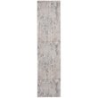 Safavieh Invista 2' x 8' Runner Rug in Cream and Charcoal