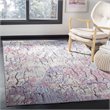 Safavieh Provance 4' x 6' Rug in Aqua and Purple