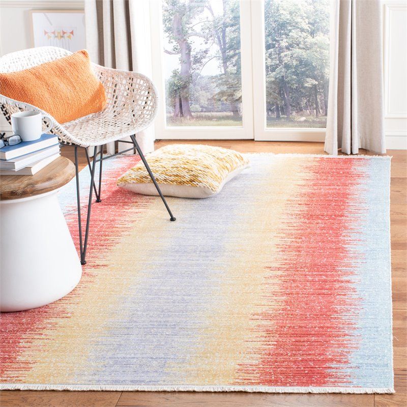 Safavieh Windsor 5' x 7' Rug in Yellow and Purple